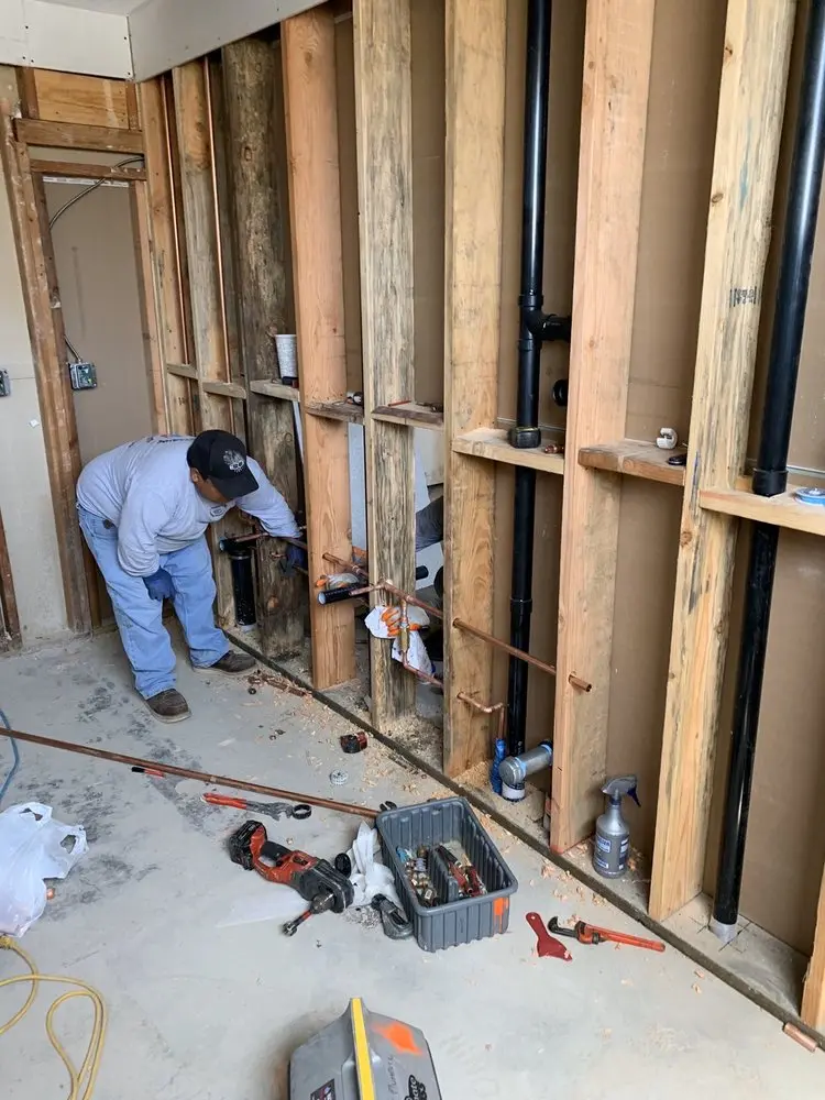 Commercial rough-in plumbing for Gas Line Repair in Holly Landing